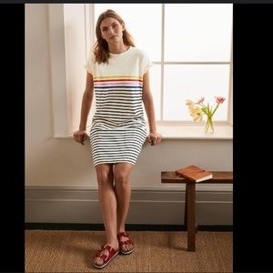 Boden Faye Rainbow Jersey Dress